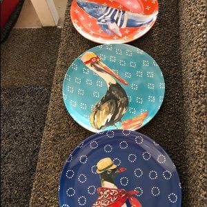 Pier 1 - 9 inch melamine dessert salad plates
